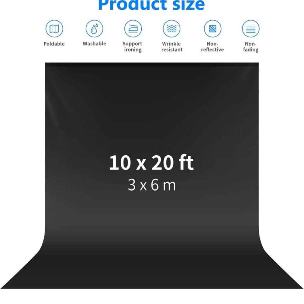 NEW! 10' x 20' / 3 x 6M Photo Studio Backdrop! Never Used!
